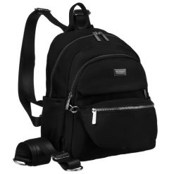 Plecak damski Peterson PTN CPY-05 czarny. Czarne plecaki Peterson, bez wzorów. Za 97.99 zł.