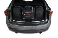 Torby Do Bagażnika Infiniti Qx70 2013-2018 4Szt Kjust. Czarne torby podróżne KJUST, bez wzorów, z kauczuku. Za 1,234.00 zł.
