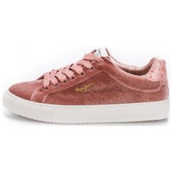 Pepe Jeans Tenisówki Damskie Adams Velour 36 Różowy. Obuwie sportowe damskie marki Pepe Jeans. W wyprzedaży za 238.00 zł.