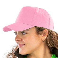Czapka Z Daszkiem Printers 5 Panel. Niebieskie czapki z daszkiem damskie RESULT HEADWEAR, bez wzorów, z bawełny. Za 25.99 zł.
