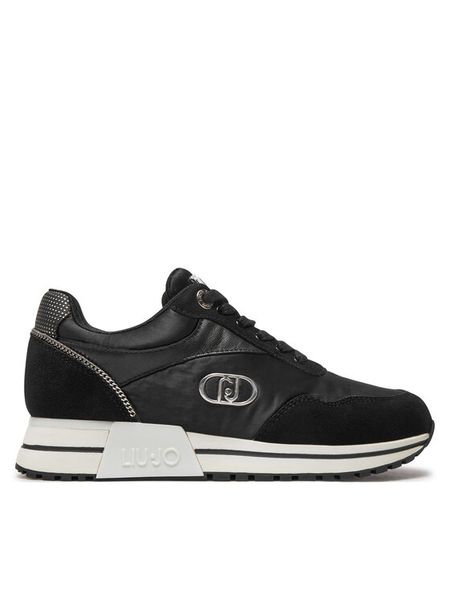 Liu Jo Sneakersy Johanna 02 BF4025 PX522 Czarny. Czarne obuwie sportowe damskie Liu Jo, z materiału, bez zapięcia. Za 419.99 zł.