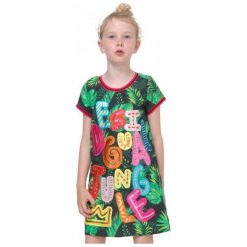 Desigual Sukienka Dziewczęca Cheyenne 140 Wielokolorowy. Sukienki dziewczęce marki FOUGANZA. W wyprzedaży za 179.00 zł.