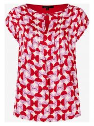 More & More Koszulka w kolorze czerwonym rozmiar: 38. Czerwone bluzki damskie More & More, bez wzorów, bez kołnierzyka, bez ramiączek. Za 83.81 zł.