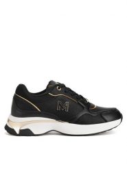 MEXX Sneakersy MI001009543W Czarny. Czarne obuwie sportowe damskie Mexx, ze skóry, bez zapięcia. Za 239.99 zł.
