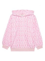 Guess Bluza J5YQ02 KAD74 Różowy Oversize. Czerwone bluzy dziewczęce Guess, z aplikacjami, z bawełny, bez ramiączek, bez kaptura. Za 149.99 zł.