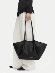 GINO ROSSI Torebka C-LDA92256 Czarny. Czarne shopper bag Gino Rossi, bez wzorów, ze skóry, bez dodatków. Za 229.99 zł.
