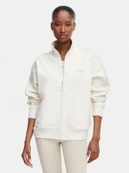 Guess Bluza V5BQ15 KCX22 Kremowy Regular Fit. Białe bluzy damskie Guess, xs, z aplikacjami, z syntetyku, bez kaptura. Za 474.99 zł.