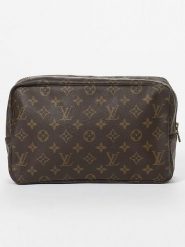 Louis Vuitton Kosmetyczka w kolorze brązowym - 26 x 20 x 5 cm rozmiar: onesize. Brązowe kosmetyczki damskie Louis Vuitton, bez wzorów, z materiału. Za 2,240.99 zł.