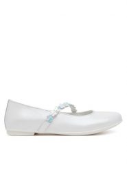 Primigi Baleriny 7927611 M Biały. Białe baleriny dziewczęce Primigi, bez wzorów, ze skóry, bez obcasa, bez zapięcia. Za 259.99 zł.