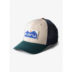Czapka z daszkiem Kavu Low Tide - treeline mix. Brązowe czapki z daszkiem damskie KAVU, bez wzorów. Za 149.99 zł.