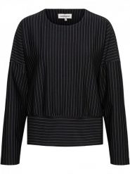 &Co Woman Koszulka "Danila" w kolorze czarnym rozmiar: XS. Czarne bluzki damskie &Co Woman, xs, bez wzorów, bez kołnierzyka, bez ramiączek. Za 70.24 zł.