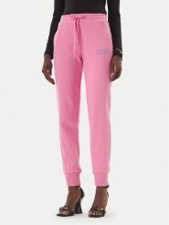 Versace Jeans Couture Spodnie dresowe 80HAAT01 CF01T Różowy Regular Fit. Czerwone spodnie dresowe damskie Versace Jeans Couture, l, bez wzorów, z bawełny. Za 899.99 zł.