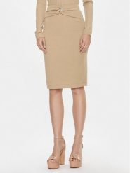 Guess Spódnica mini W4RD81 KAQL2 Beżowy Bodycon Fit. Brązowe spódnice damskie Guess, xs, z aplikacjami, mini. Za 339.99 zł.