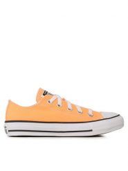 Converse Trampki Chuck Taylor All Star Ox A04393C Pomarańczowy. Brązowe trampki damskie Converse, bez wzorów, z materiału, bez zapięcia. Za 329.99 zł.