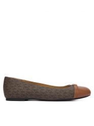 MICHAEL Michael Kors Baleriny Mandy Flat 40F5MAFP1L Brązowy. Brązowe balerinki damskie MICHAEL Michael Kors, bez wzorów, ze skóry. Za 419.99 zł.