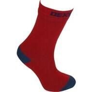 Skarpety do łydek Dexshell crew. Czerwone skarpetki damskie DEXSHELL, bez wzorów. Za 193.00 zł.