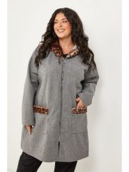Curvy Lady Płaszcz przejściowy w kolorze szarym rozmiar: 44/46. Szare płaszcze damskie Curvy Lady, bez wzorów, bez kaptura. Za 152.99 zł.