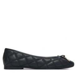 Baleriny Tommy Hilfiger. Czarne balerinki damskie Tommy Hilfiger, bez wzorów. Za 449.99 zł.