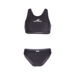 Strój kąpielowy damski Aquafeel Bikini Racerback. Czarne bikini AQUAFEEL, bez wzorów. Za 161.05 zł.