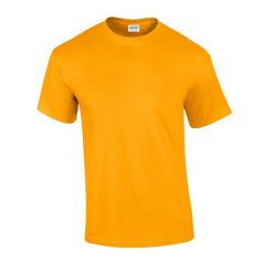 Ultra Bawełniana Koszulka Unisex Dla Dorosłych. Niebieskie bluzki damskie GILDAN, s, bez wzorów, z bawełny, bez kołnierzyka, bez ramiączek. Za 38.99 zł.