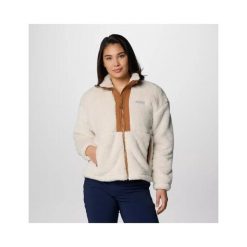 Bluza damska Columbia Boundless Discovery Sherpa Full Zip II. Białe bluzy damskie Columbia, bez wzorów, bez kaptura. Za 379.99 zł.