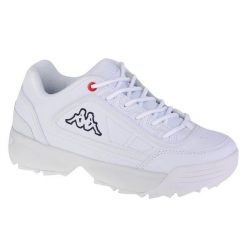 Buty sportowe Sneakersy damskie, Kappa Rave NC. Białe obuwie sportowe casual damskie Kappa, z materiału, trekkingowe. Za 149.99 zł.