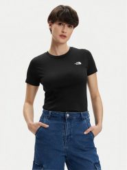 The North Face T-Shirt Simple Dome NF0A87NH Czarny Regular Fit. Czarne t-shirty damskie The North Face, xs, bez wzorów, z syntetyku, bez kołnierzyka. Za 79.99 zł.
