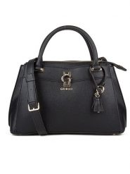 Guess Torebka w kolorze czarnym - 30 x 40 x 15 cm rozmiar: onesize. Czarne torebki klasyczne damskie Guess, z materiału, przez ramię, bez dodatków. Za 483.17 zł.