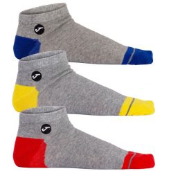 Skarpetki sportowe stopki damskie Joma Gark 3 pary. Szare skarpetki damskie Joma, bez wzorów, z bawełny. Za 19.99 zł.