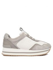 MICHAEL Michael Kors Sneakersy Raina 43R6RNFS1L Szary. Szare obuwie sportowe damskie MICHAEL Michael Kors, ze skóry, bez zapięcia. Za 549.99 zł.