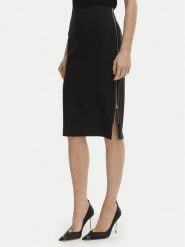 Rinascimento Spódnica ołówkowa CFC0127985003 Czarny Slim Fit. Czarne spódnice damskie Rinascimento, xl, bez wzorów, z syntetyku. Za 379.99 zł.