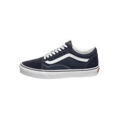 Buty Vans Old Skool Low niebieskie unisex. Niebieskie obuwie sportowe damskie Vans, z zamszu, bez zapięcia, trekkingowe, Vans Old Skool. Za 385.22 zł.
