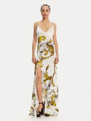 Versace Jeans Couture Sukienka letnia 78HAO900 Biały Regular Fit. Białe sukienki damskie Versace Jeans Couture, bez wzorów, z jeansu, bez ramiączek. Za 1,989.00 zł.