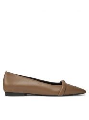 Furla Baleriny Core Ballerina T.10 YH37FCD-X30000-1257S-10074100 Beżowy. Brązowe balerinki damskie Furla, bez wzorów, ze skóry. Za 1,229.00 zł.