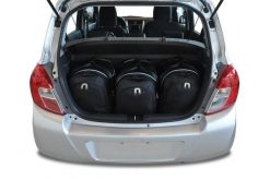 Torby Do Bagażnika Suzuki Celerio 2014-2019 3Szt Kjust. Czarne torby podróżne KJUST, bez wzorów, z kauczuku. Za 711.00 zł.