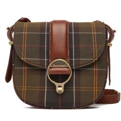 Torebka Barbour. Brązowe listonoszki damskie Barbour, bez wzorów, bez dodatków. Za 709.99 zł.