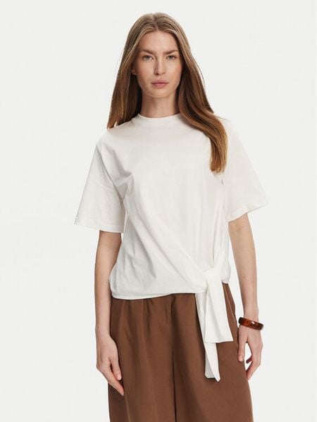 ViCOLO T-Shirt UD0043 Biały Regular Fit. Białe t-shirty damskie ViCOLO, s, bez wzorów, z bawełny, bez kołnierzyka. Za 99.99 zł.