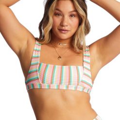 Góra od stroju kąpielowego Billabong Island Glow Tanlines Tank. Bikini Billabong, bez wzorów. Za 109.99 zł.