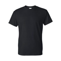 Koszulka DryBlend Unisex Dla Dorosłych. Czarne bluzki damskie GILDAN, m, bez wzorów, sportowe, bez kołnierzyka, bez ramiączek. Za 36.99 zł.