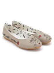 Goby Baleriny w kolorze beżowo-czerwonym rozmiar: 40. Brązowe balerinki damskie Goby, bez wzorów. Za 130.99 zł.