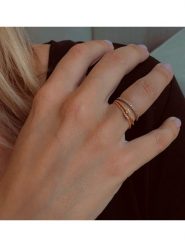 OR Carats Złoty pierścionek z diamentem rozmiar: 52. Żółte pierścionki damskie OR Carats, z diamentem, złote. Za 521.99 zł.