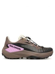 Salomon Buty do biegania Genesis L47881000 Brązowy. Brązowe obuwie sportowe damskie Salomon, z materiału, bez zapięcia, do biegania. Za 519.99 zł.