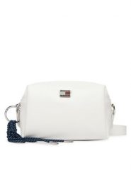 Tommy Jeans Torebka Tjw City Charm Camera Bag AW0AW18456 Biały. Białe listonoszki damskie Tommy Jeans, bez wzorów, z jeansu, bez dodatków. Za 409.99 zł.