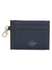 Charm Portfel "Birmingham" w kolorze granatowym - 11,5 x 8,5 x 0,5 cm rozmiar: onesize. Niebieskie portfele damskie Charm, bez wzorów, z materiału. Za 39.99 zł.