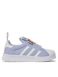 Adidas Sneakersy Superstar 360 C IE0680 Niebieski. Niebieskie buty sportowe dziewczęce Adidas, bez wzorów, z meshu, bez zapięcia. Za 229.99 zł.