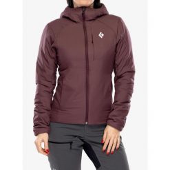 Kurtka ocieplana damska Black Diamond First Light Stretch Hoody. Fioletowe kurtki damskie Black Diamond, bez wzorów, bez kaptura. Za 796.89 zł.
