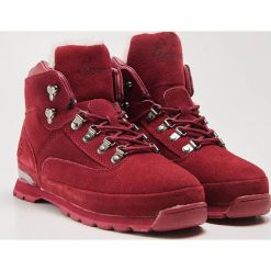 Skórzane buty trekkingowe - Bordowy. Czerwone obuwie trekkingowe damskie House. Za 189.99 zł.