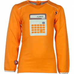 Koszulka "Pocket Calculator" w kolorze żółtym. Żółte koszulki i t-shirty dziewczęce 4FunkyFlavours Kids, z nadrukiem, z okrągłym kołnierzem, z długim rękawem. W wyprzedaży za 72.95 zł.
