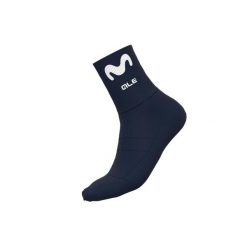 Skarpetki rowerowe Alé Cycling Pro Team Replica Movistar. Niebieskie skarpetki damskie ALÉ CYCLING, bez wzorów. W wyprzedaży za 62.99 zł.