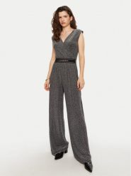 KARL LAGERFELD Kombinezon A1W13029 Szary Regular Fit. Szare sukienki damskie KARL LAGERFELD, bez wzorów, z syntetyku, bez ramiączek. Za 1,169.00 zł.